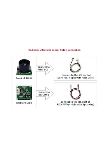 RadioLink SUI04 Ultrasonic Sensör Drone Sensörü