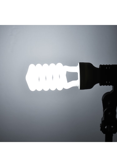 D10118-220v Andoer Spiral Floresan Ampul 45w 5500k Gün Işığı E27 Beyaz