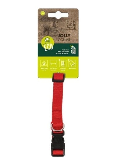 M-pets Jolly Köpek Boyun Tasması Kırmızı Xl Kırmızı