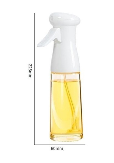 Seçkin Trend Çok Amaçlı Cam Şişe Püskürtmeli Dağıtıcı Yağdanlık Limonluk Sirke Sosluk Spreyi Beyaz Çok Renkli