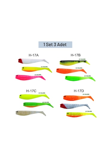 Hergele Sandeel 65mm Silikon Balık 3 Lü Paket Yem Sahte Balık