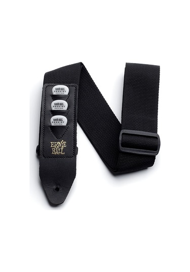 Ernie Ball Pickholder Strap P04039 - Black Gitar Askısı