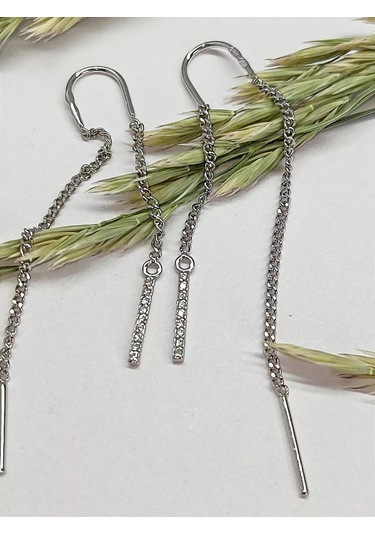 Sılver Whale Gümüş Küpe File Çekiçli Delikli 237436415 Diğer