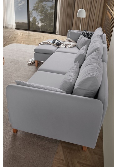 Flexy Köşe Koltuk Takımı Gri