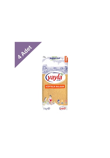Yayla Köftelik Bulgur 1 Kg X 4 Adet