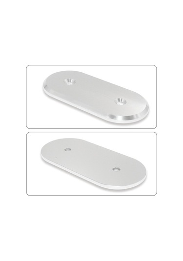 Pazly Araç Kablo Kapağı Alüminyum Siyah/gümüş 2 Parça Set - Kullanışlı Ve Güçlü Kablo Koruması