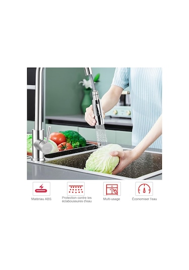 Çekmeli Duş Başlığı 2 Modlu Musluk Mutfak Musluğu Çekmeli Mutfak Duş Başlığı Plastik Yedek Duş Başlığı Banyo Mutfak Duş Başlığı Diğer