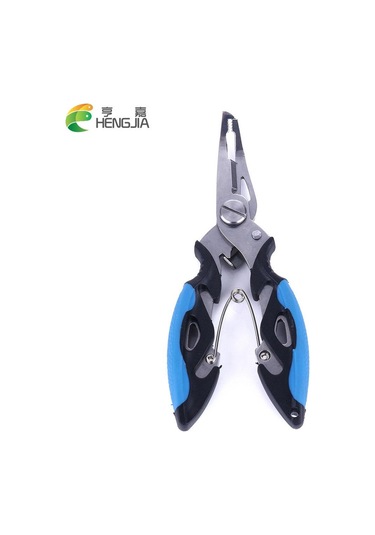 Mavi Hengjia Pense Makas Yüksek Kaliteli Çok Fonksiyonlu Balıkçılık Olta Takımı Paslanmaz Çelik