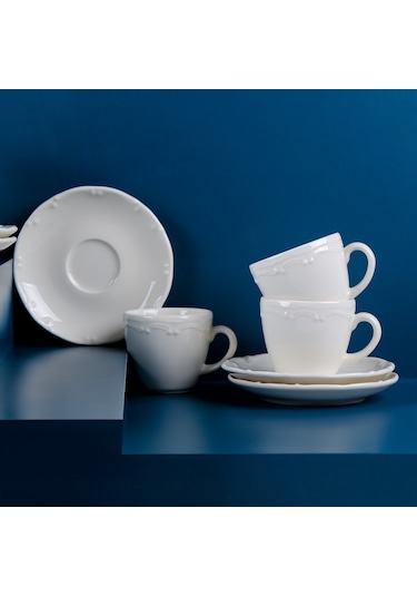 Tulu Liana 6 Kişilik Türk Kahve Fincan Takımı 90 Ml