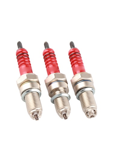 Konesam 3 Adet Kırmızı Üç Elektrotlu Motor İğnesi - Cg 125-200cc, Cf250 İçin Yüksek Performans, Yakıt Verimliliği Ve Emisyon Azaltma
