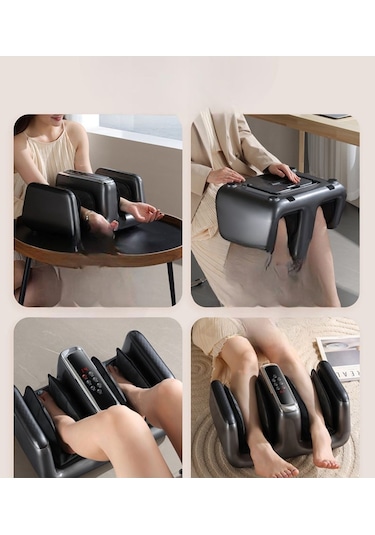 Tam Otomatik Baldır Kol Ayak Yoğurmalı El Masaj Aleti Gri