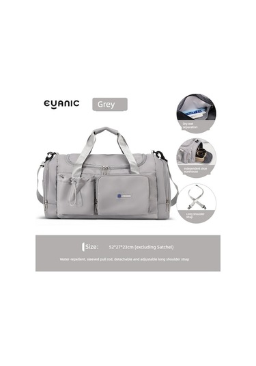 Carrier- Büyük Boy Seyahat Spor Çantası - Gri Um52463-2 Yurt