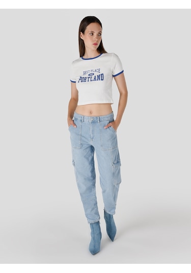Colins 990 Angela Cargo Pantolon Mavi Kadın Jean Pantolon Cl1067509 Mavi Colins 990 Angela Cargo Pantolon Mavi Kadın Jean Pantolon Cl1067509 Mavi