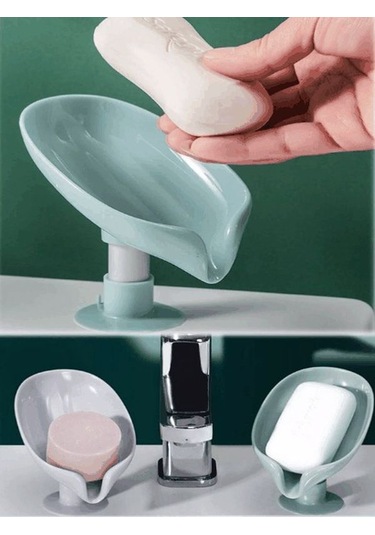 Lotus Yaprağı Görünümlü Banyo Mutfak Jakuzi Su Giderli Sabunluk