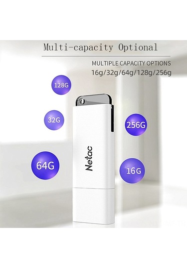 Novahub Netac U185 64gb Usb3.0 Şifreleme Usb Bellek, Hızlı Veri Aktarımı, Korumalı Klasör, Taşınabilir, Usb3.0 Hızlı Arayüz