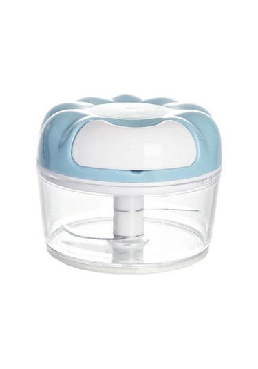 Mini Gıda Mikserleri Çok Fonksiyonlu Sarımsak Öğütücü Doğrayıcı Gıda Sebze Kesici Et Kıyma Makineleri Ev Mutfağı Manuel Sarımsak Presi Mavi