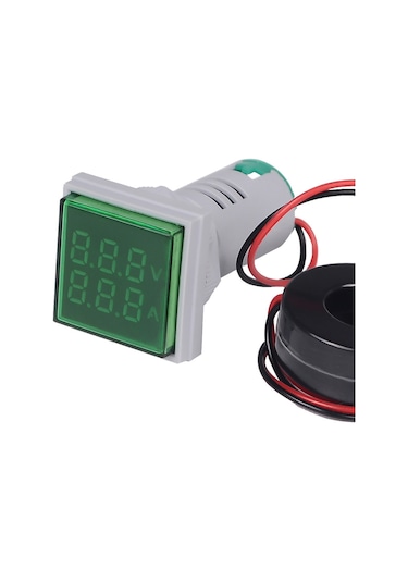 Reedark "küçük Ve Pratik Led Voltmetre Ampermetre - Ac 60-500v / 0-100a Ölçüm"