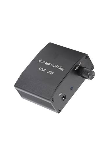 Moveevo Mikrofon Amfi 1000x Zayıf Ses Çoğaltıcı Alc Kontrol 3.5mm Arayüzlü Usb Şarjlı Alüminyum Kasa