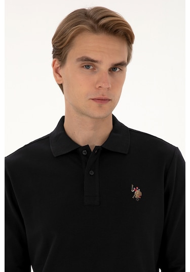 U.s. Polo Assn. Erkek Siyah Sweatshirt 50313772-vr046 Siyah