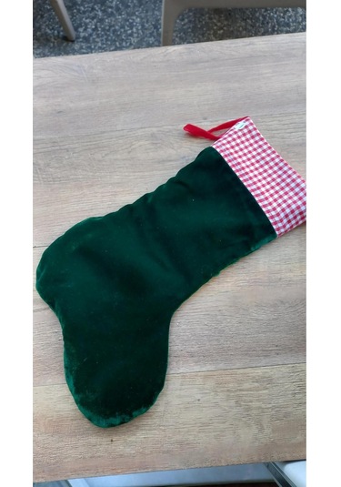 Yeniyıl Hediye Torbası Çorap 40x28