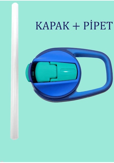 Maped 580 ML Ve 430 ML Mavi Kapak + Pipet