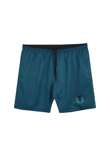 Erkek Büyük Beden Micropoly Çabuk Kuruyan Deniz Şortu Maraton 001