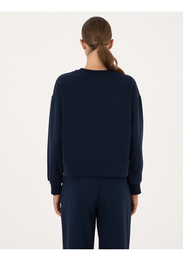 Pierre Cardin Kadın Lacivert Sweatshirt 50314963-vr033 Lacivert