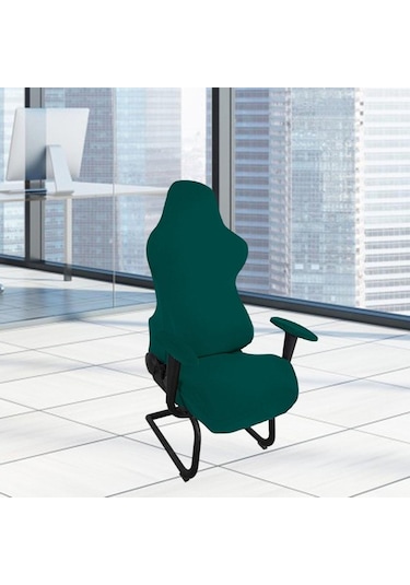 Suntek Magideal Dönen Sandalye Uzanmış Yarış Oyun Koyu-yeşil