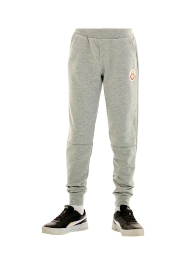 Galatasaray Lisanslı Çocuk Gri Eşofman Altı Gri