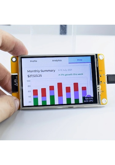 8.89cm Esp32 Geliştirme Tahtası, 2.8/3.2/3.5/4 İnç Lcd Lvgl Akıllı Ekran Tft Modülü İle Dokunmatik Wroom