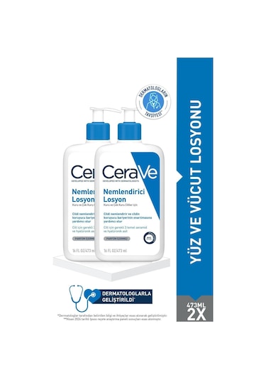 Cerave Nemlendirici Losyon 473 Ml 2 Adet