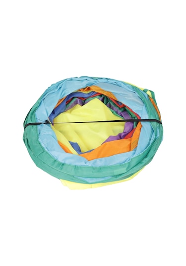 Herniks Üç Yollu T Şeklinde Katlanabilir Gökkuşağı Kedi Tüneli 82 CM