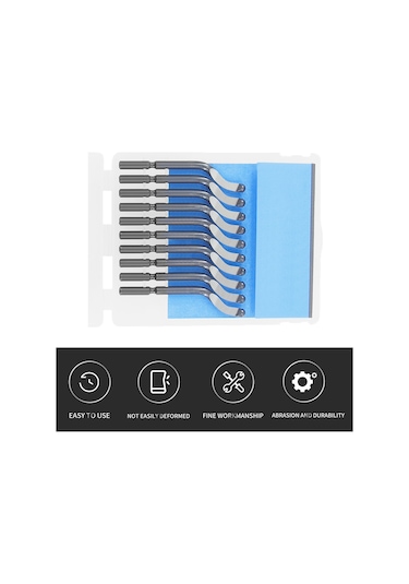 Konesam 3d Yazıcı Uyumlu Çelik Model Düzeltici Bıçak Uçları - 10 Adet Paket