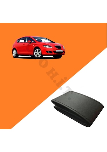 Seat Leon Mk2 Uyumlu Deri Direksiyon Kılıfı Kaliteli Dikmeli Siyah