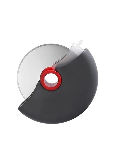 Trendooze Yeşil Gaojunshop01 Kapaklı Paslanmaz Çelik Yuvarlak Pasta Dilimleme Rulosu Yeşil