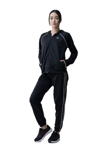 Under Armour Rival Tricot Tracksuit Hd Kadın Eşofman Takımı 6001966-001 Siyah
