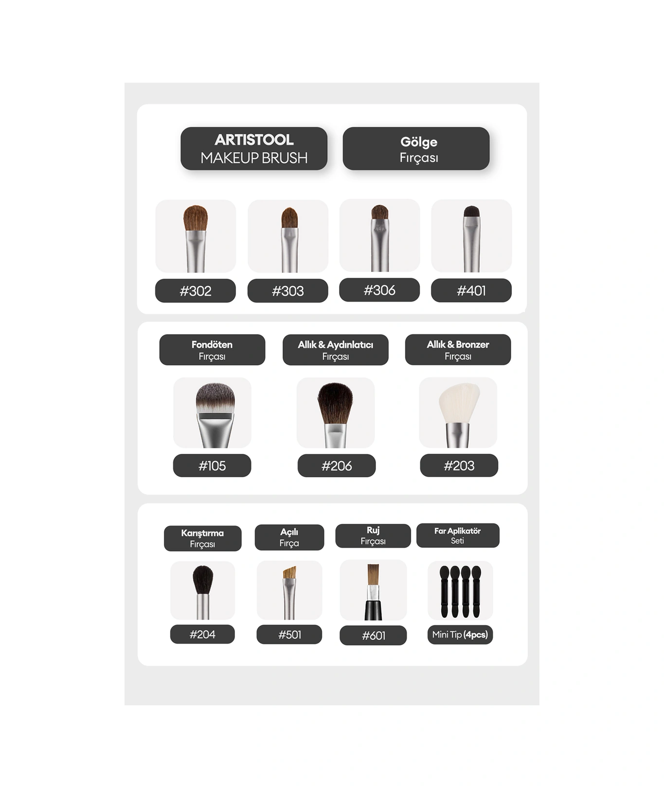 Missha Artistool Cheek & Highlighter Brush 206