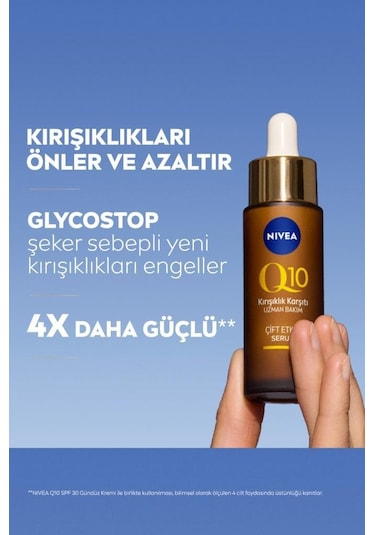 Nivea Q10 Kırışıklık Karşıtı Çift Etkili Serum 30 ML