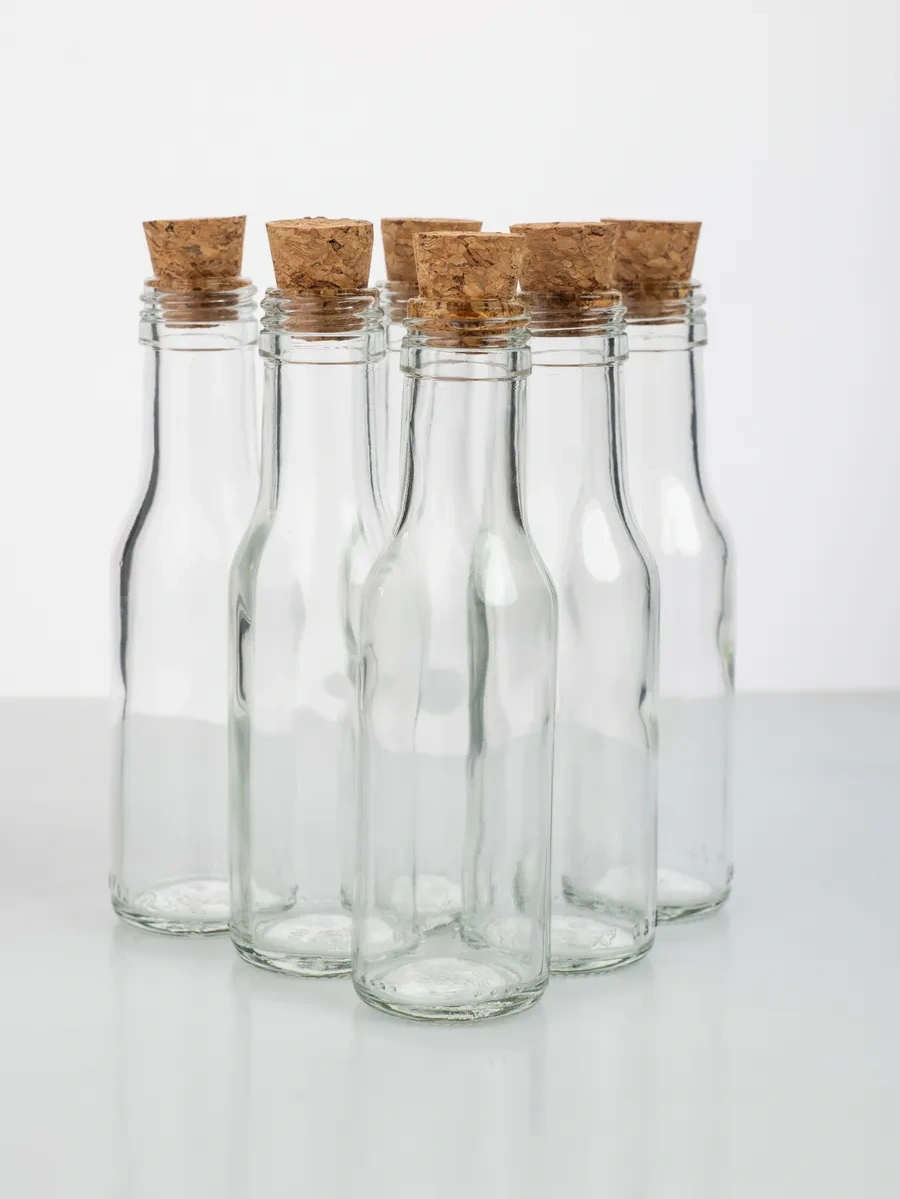 Domania 6 Adet Cam Şişe Seti 100 Ml Yeni 482598427 Beyaz