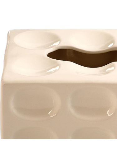 Suntek Mutfak Otel Ofis Beyaz Için Seramik Doku Kutusu Tutucu