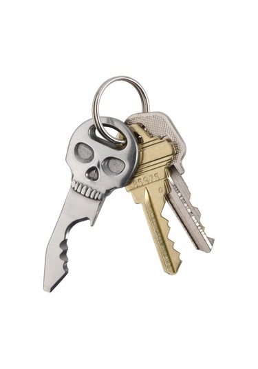 Nite Ize Doohickey Kurakafa Çok Amaçlı Çelik Anahtarlık Aparatı Gri