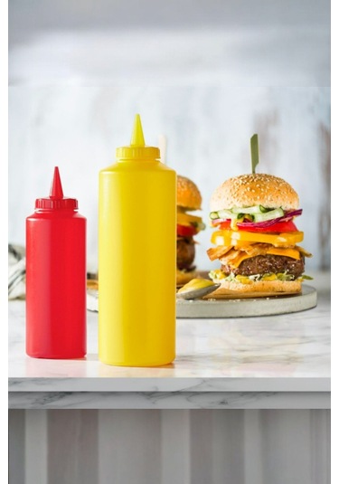 500 Ml. Fişek Sosluk Yağdanlık Ketçap Mayonez Hardal Re