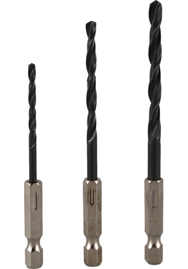 15 Adet Yüksek Hızlı Çelik Matkap Ucu Seti 3 4 5 Mm Altıgen Şaft