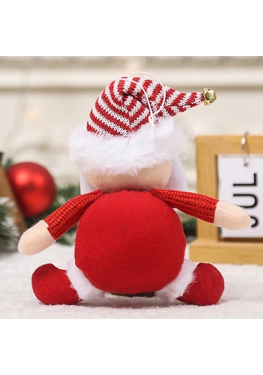 Suofeng Noel Kardanesi Dekoratif Askı Oyuncak, Kumaş Ve Pp Pamuk Malzeme, 16x16cm Boyutunda, 35g Ağırlıkta Noel Süs Eşyası