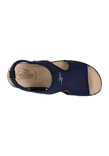 Sneaker Günlük Kadın 55 E71 La Fly Flot Cloth Sandal Blue Lacivert