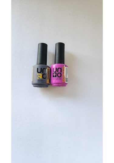 Uno Kalıcı Oje Strong Base 15 ML + Diamond Top Coat 15 ML