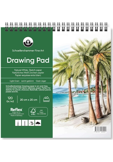 Schoellershammer Drawing Pad Çizim Defteri 120 Gr 20x20 Cm 40 Yaprak