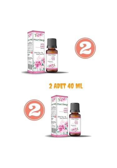 Multidem Gül Uçucu Bitkisel Yağı 2 x 20 ml