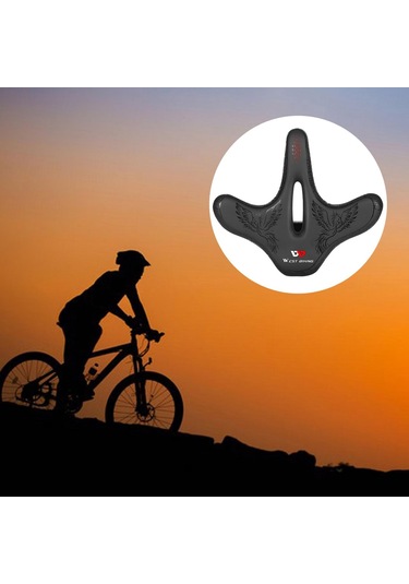 Suntek Mtb Bisiklet Minderi Dolgulu Ekstra Anka-kuşu-deseni Siyah