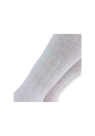 Çizgili Pamuklu Çocuk Külotlu Çorap Pembe